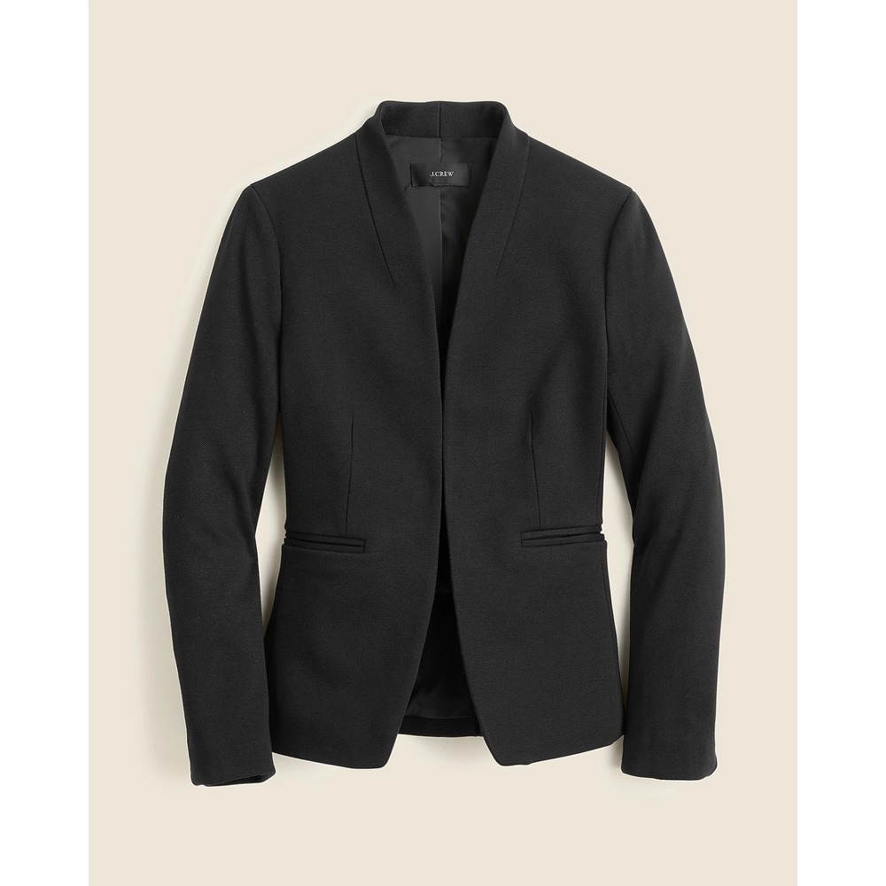 J. Crew Going-out Blazer In Stretch Twill Black Womens Sz‎ 8 H2743 NWT Career